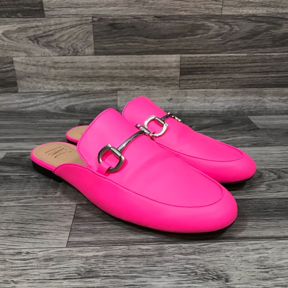 INC International Concepts Shoes - International Concepts Gilia Pink Slip On Mules